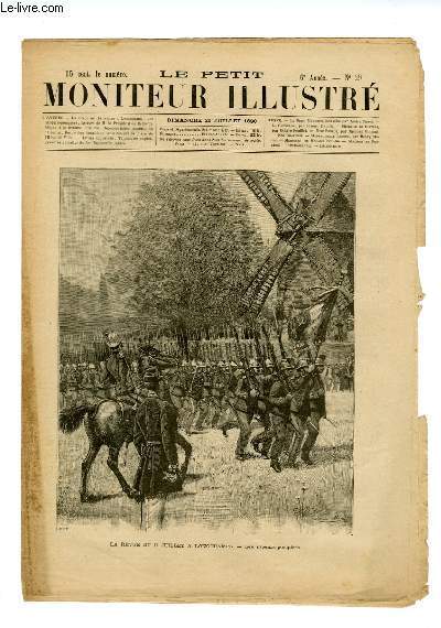 Le Petit Moniteur Illustr. N29 - 6e anne : La Revue du 14 juillet  Longchamps : Les Sapeurs-Pompiers.