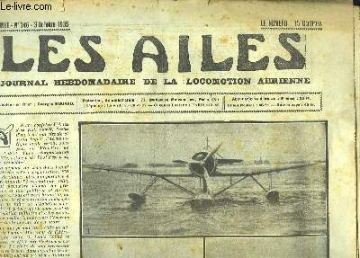 Les Ailes N746 - 15me anne. Journal Hebdomadaire de la Locomotion Arienne. L'avion commercial Koolhoven F.K.- 50