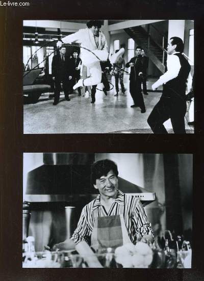 4 Photographies tires du film Mister Cool, avec Jackie Chan.