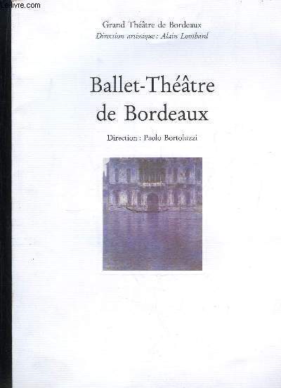 Ballet-Thtre de Bordeaux. Les Quatre Saisons et Strauss.