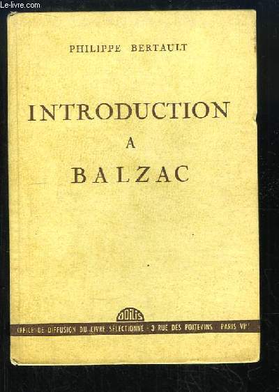 Introduction  Balzac