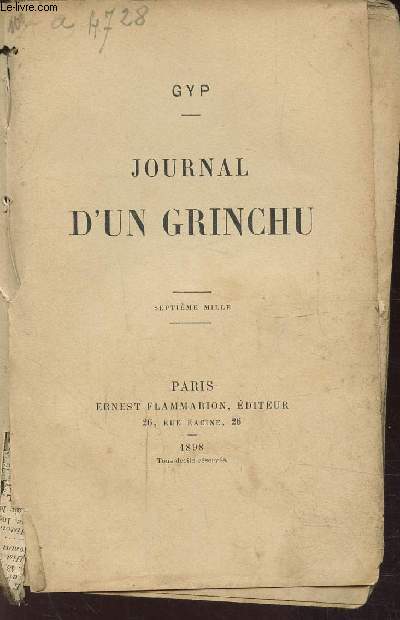 JOURNAL D'UN GRINCHU