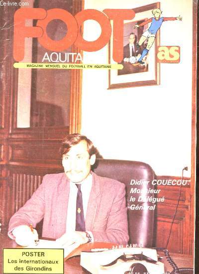 FOOT AQUITAINE - N54 - MAI 1981 POSTER-