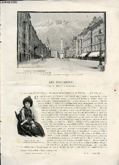 LE TOUR DU MONDE - JOURNAL DES VOYAGES ET DES VOYAGEURS - LIVRAISON N 21 - 21 MAI 1898 -