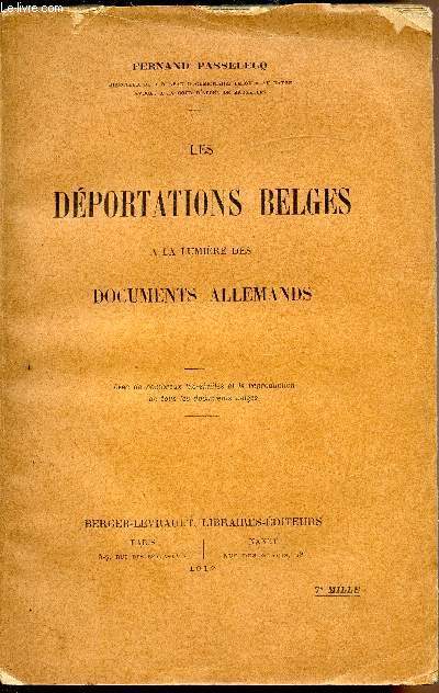 Les dportations Belges  la lumire des documents Allemands -