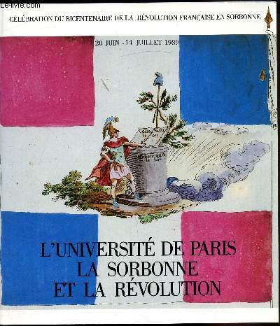 L'universit de Paris, La sorbonne et la rvolution