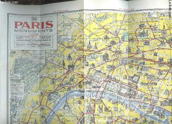 Carte de Paris n316 - R.A.T.P
