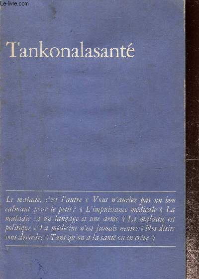 Tankonalasant- petite collection maspero n154