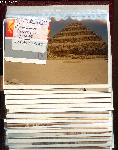 Lot de photos d'un voyage en Egypte