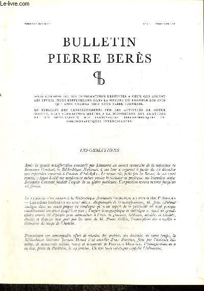Bulletin Pierre Bers, n114 (fvrier-mars 1968)