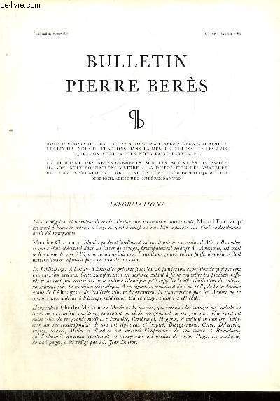 Bulletin Pierre Bers, n117 (janvier 1969)