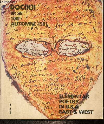 Doc(k)s, n35 (automne 1981) : Elementar Poetry in U.S.A. East & West