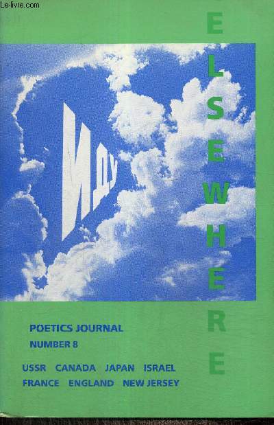 Poetics Journal, n8 (June 1989) - Elsewhere -