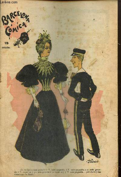 Barcelona Comica, n27 (ano VIII, 6 de julio de 1895) : El pi / Barcelona y sus contornos / El mayor tormento / Nuestos musicos / Himno a Isabel la Catolica /...