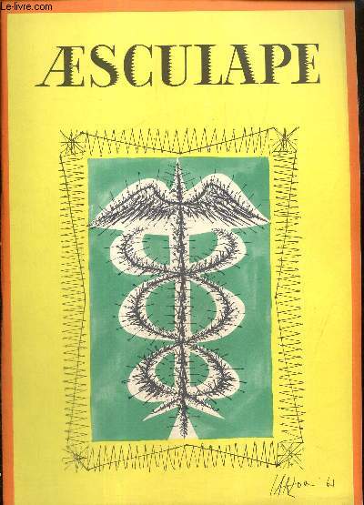 Aesculape, 44e anne (janvier 1961) : Permanence et prestige de l'Opra (Maurice Dirand) / Paradis perdus et retrouve 