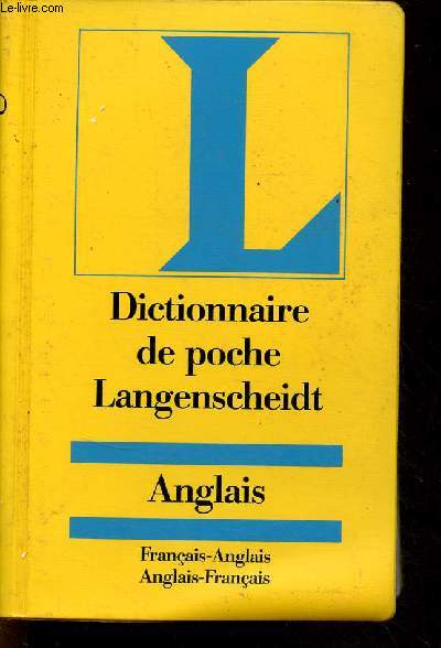 Dictionnaire de poche Langenscheidt - Franais-Anglais / Anglais-Franais.