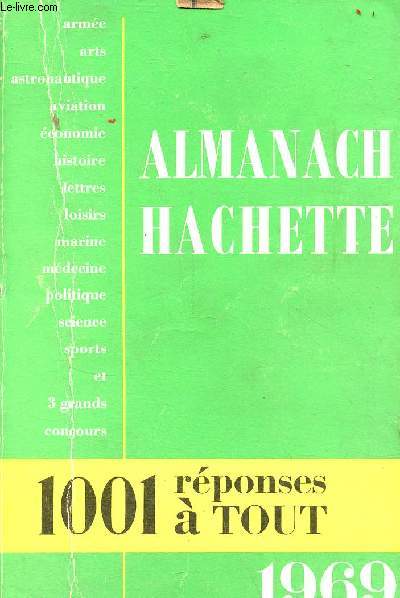 Almanach Hachette 1969 - 1001 rponses  tout.