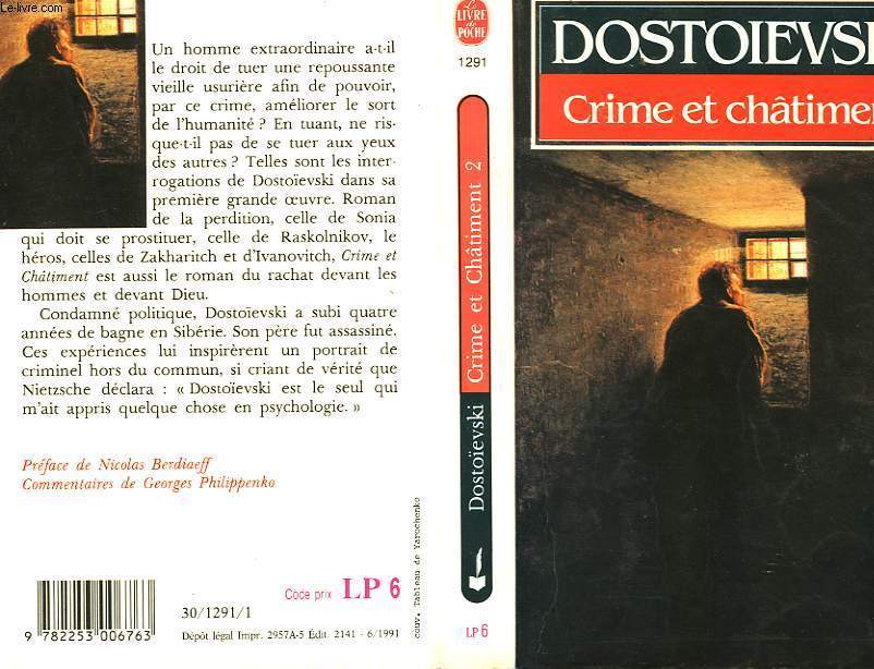 CRIME ET CHATIMENT TOME II
