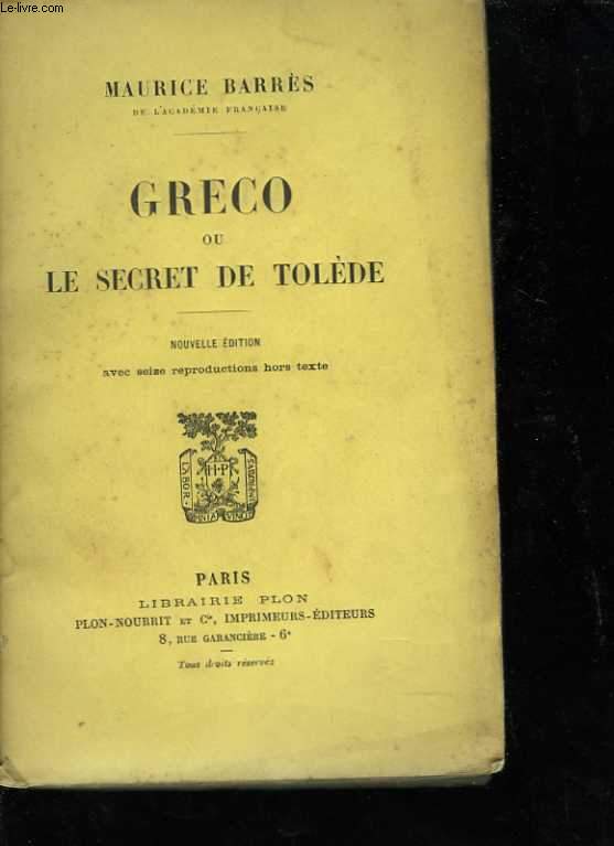 Greco ou le secret de Tolde