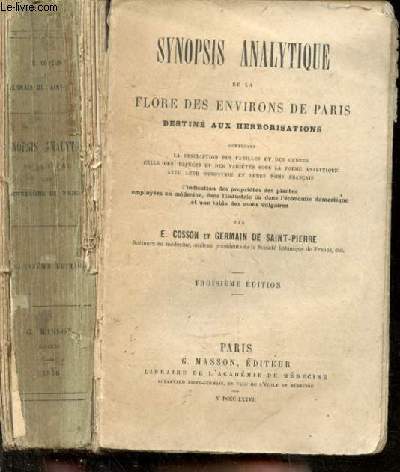 Synopsis analytique de la flore des environs de Paris destin aux herborisations