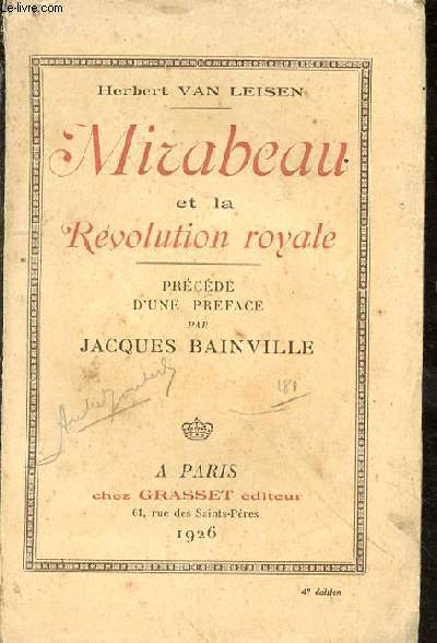 Mirabeau et la Rvolution royale