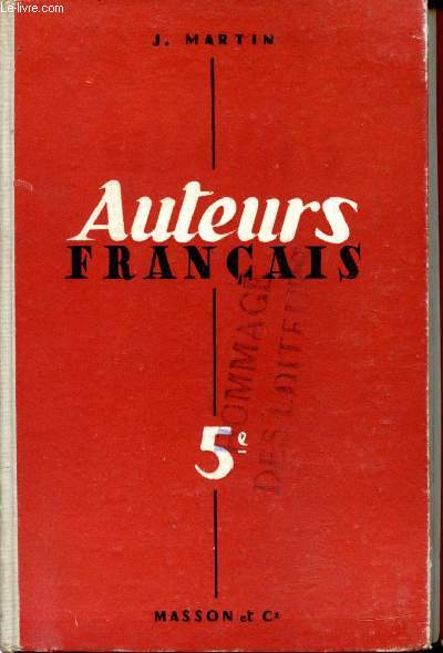 Auteurs franais. 5