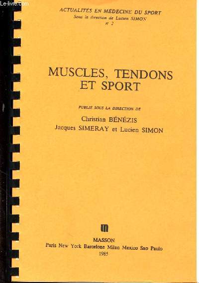 Muscles, tendons et sport