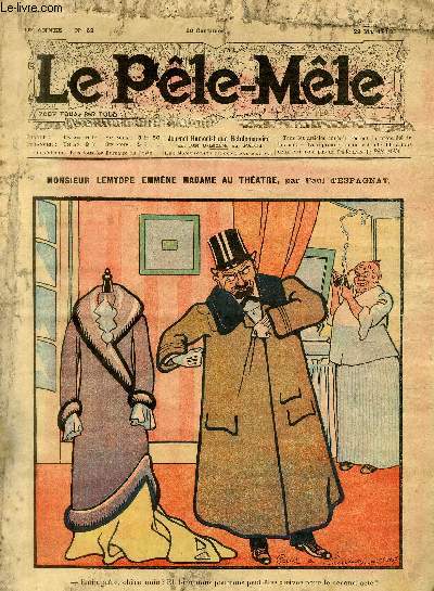 Le Ple-Mle, 16 anne, N22 - Monsieur Lemyope emmne madame au thtre
