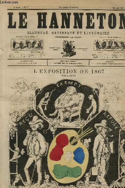Le Hanneton, 6 anne, N7 - L'exposition de 1867- Les artistes devant le jury